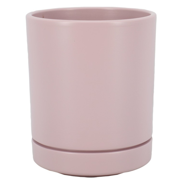 FLORAN Vase Lynn Rosa matt Ø 12,5 cm - Keramik