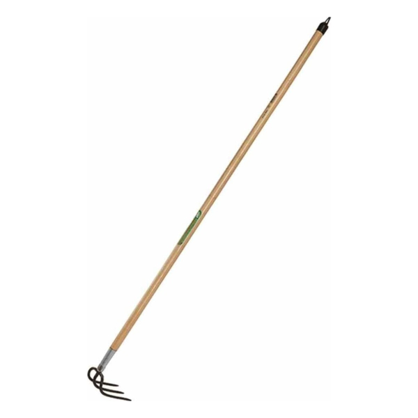 FREUND VICTORIA Gartenhäckchen 3 Zinken mit Lack und Stiel 140 cm