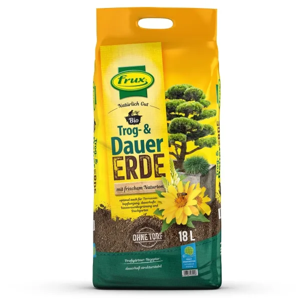 frux® Bio Trog- & Dauererde Natürlich Gut torffrei - 18 Liter frux® Bio Trog- & Dauererde Natürlich Gut torffrei - 18 Liter