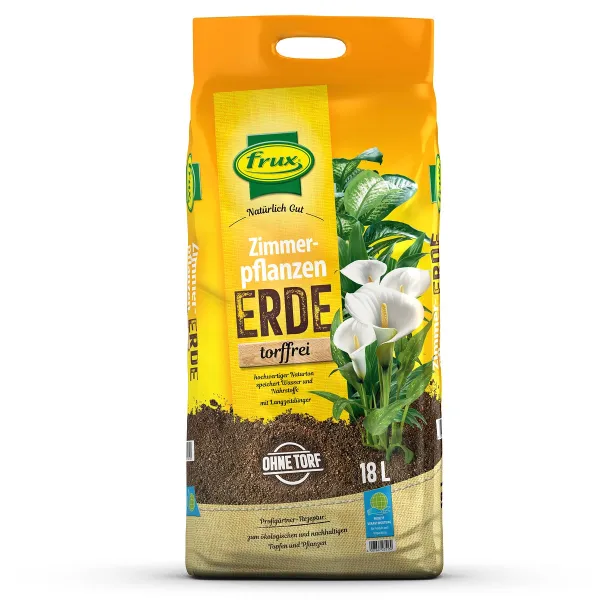 frux® Pro Zimmerpflanzenerde Natürlich Gut torffrei - 18 Liter