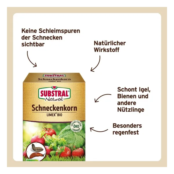 für Amazon 12er Set - SUBSTRAL® Naturen® Limex Bio Schneckenkorn 1,2 kg Artikel EAN 4062700630891