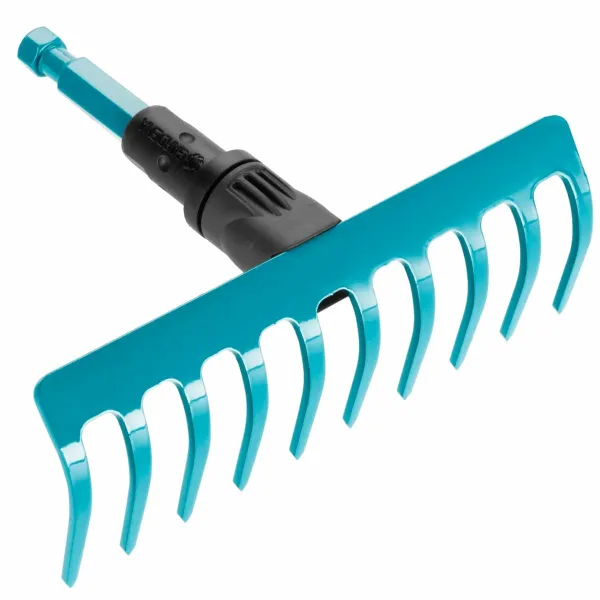 GARDENA® combisystem-Kleinrechen 10 Zinken, 18,5 cm breit GARDENA® combisystem-Kleinrechen 10 Zinken, 18,5 cm breit