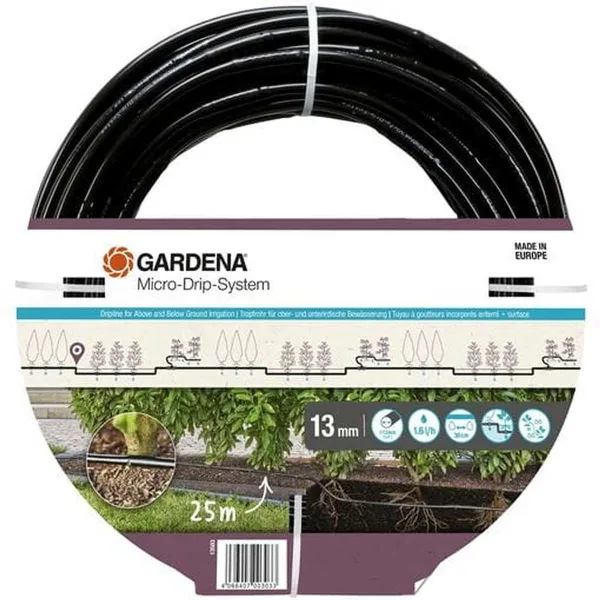 GARDENA® Micro-Drip-System 2.0 Tropfrohr über & unter der Erde - 25 Meter GARDENA® Micro-Drip-System 2.0 Tropfrohr über & unter der Erde - 25 Meter
