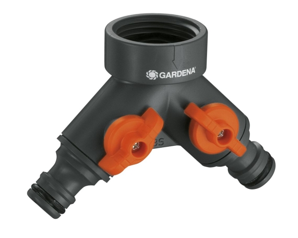 GARDENA® Original System 2-Wege-Ventil für Wasserhähne mit 26,5 mm (G3/4
