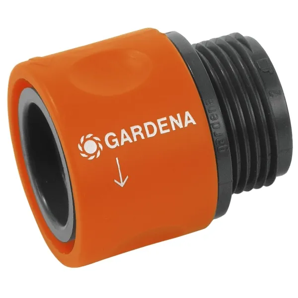 GARDENA® System Übergangs-Schlauchstück 3/4 Außengewinde verpackt