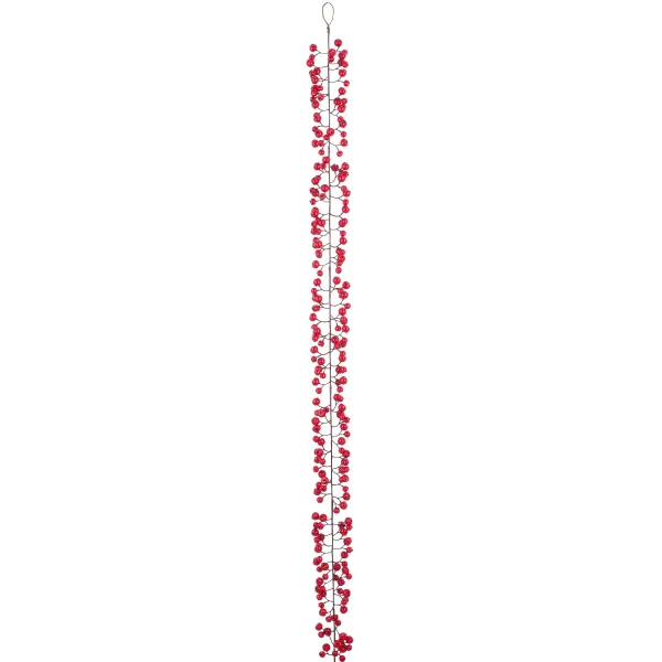 Gasper Beerengirlande 166 cm rot - Kunstpflanze