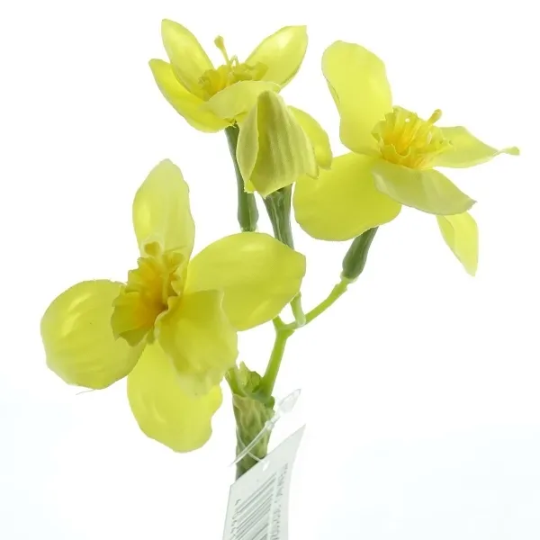 GASPER Botanische Narzisse Gelb mehrblütig 42 cm - Kunstblumen