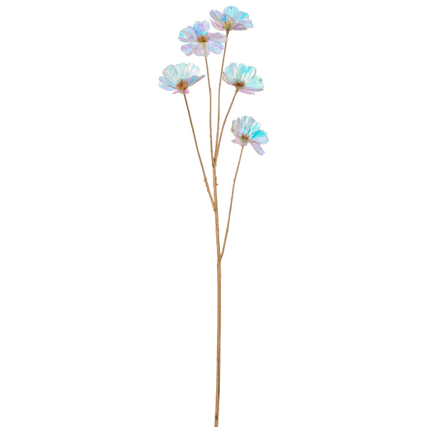 Gasper Cosmeazweig 63 cm  transparent irisierend - Kunstpflanze