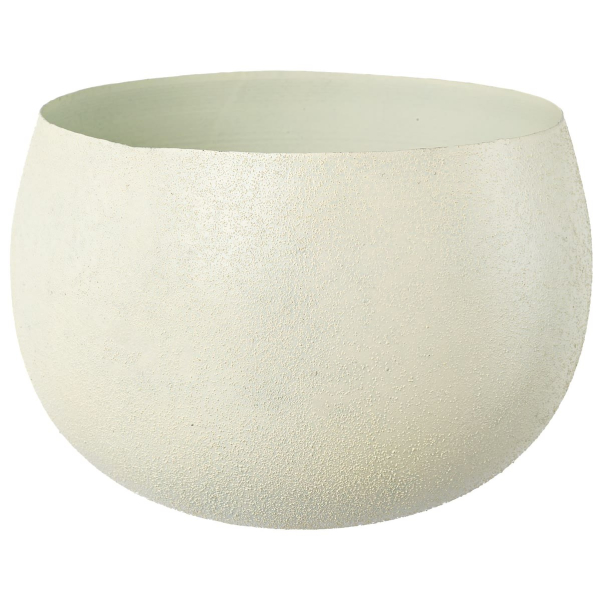 GASPER CREATIV home Kugelschale Raffles Creme-Grün Ø 20 cm Höhe 13 cm 