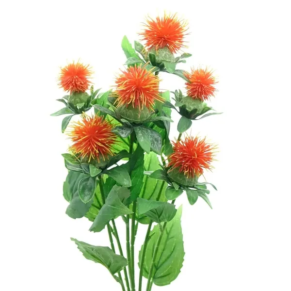 GASPER Färberdistel - Carthamus Orange 75 cm - Kunstblumen GASPER Färberdistel - Carthamus Orange 75 cm - Kunstblumen