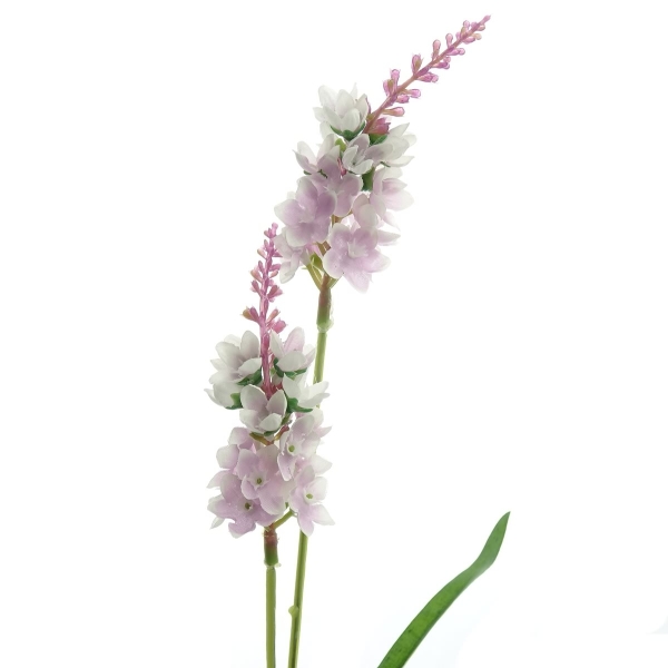 GASPER Felberich - Lysimachia Weiß & Fliederfarben ca. 60 cm - Kunstblumen