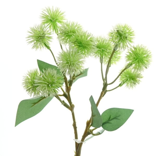 GASPER Fruchtstand Distelzweig Grün 40 cm - Kunstblumen
