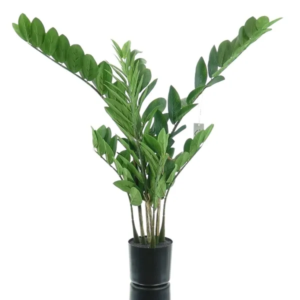 GASPER Glücksfeder - Zamifolia im schwarzen Topf ca. 70 cm - Kunstpflanzen GASPER Glücksfeder - Zamifolia im schwarzen Topf ca. 70 cm - Kunstpflanzen