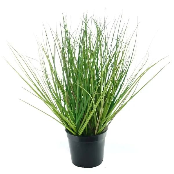 GASPER Gras Grün L im schwarzen Topf Ø 11 cm - Kunstpflanzen GASPER Gras Grün L im schwarzen Topf Ø 11 cm - Kunstpflanzen