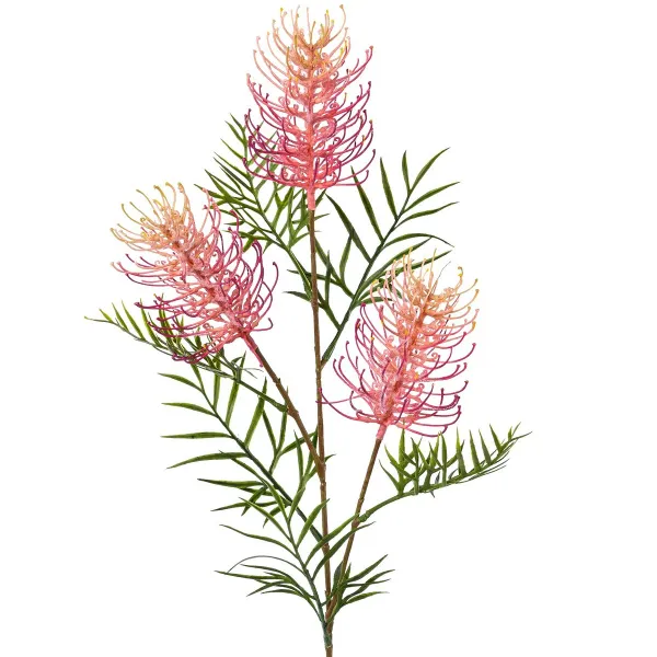 GASPER Silbereiche-Grevillea Zweig Rosa 83 cm - Kunstblumen GASPER Silbereiche-Grevillea Zweig Rosa 83 cm - Kunstblumen