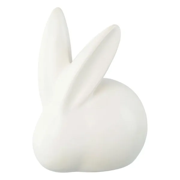 GASPER Hase aus Keramik, weiß