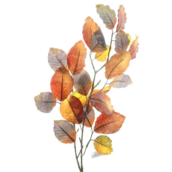 GASPER Herbstlicher Buchenlaubzweig Brauntöne 70 cm - Kunstpflanzen GASPER Herbstlicher Buchenlaubzweig Brauntöne 70 cm - Kunstpflanzen