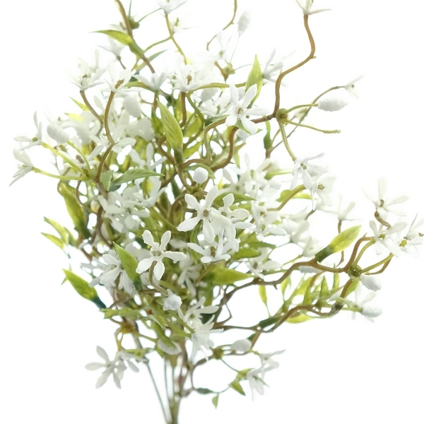GASPER Jasminzweig Weiß 35 cm - Kunstblumen