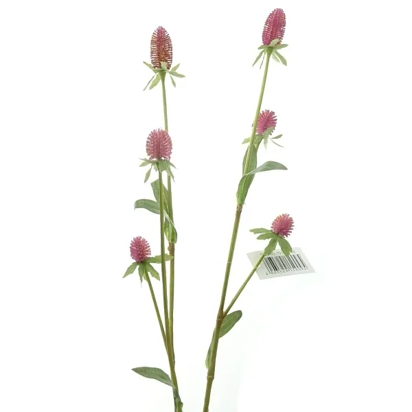 GASPER Kugelamarant - Gomphrena Lila 75 cm - Kunstblumen