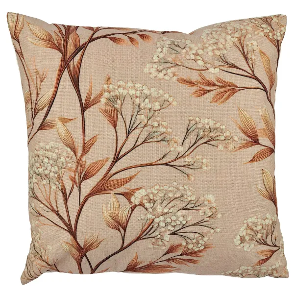 GASPER Lepuro Kissen INSTYLE Ranken Beige-braun 45 x 45 cm - Polyester