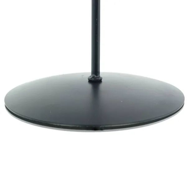 Weihnachtsdeko Massivo Stern Rot & Natur Ø 24 cm auf schwarzem Stab 80 cm - Mangoholz