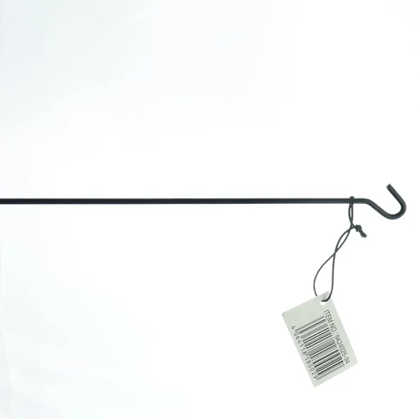 GASPER Metallhaken Schwarz als Verlängerung 60 cm - Metall