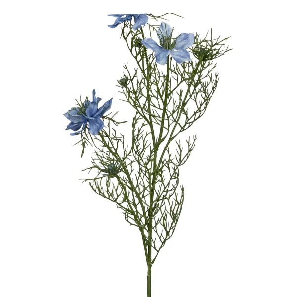 GASPER Jungfer im Grünen - Nigella Hellblau 68 cm - Kunstpflanzen