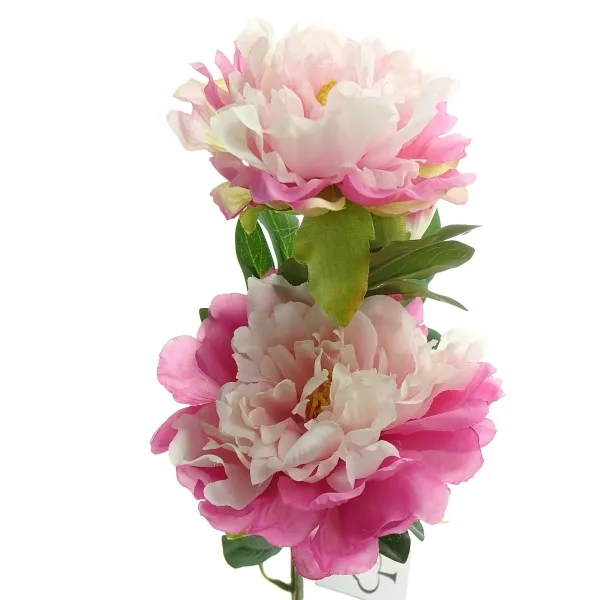 GASPER Pfingstrose - Peonie Rosa & Weiß Ø bis ca. 12,5 cm - Kunstblumen GASPER Pfingstrose - Peonie Rosa & Weiß Ø bis ca. 12,5 cm - Kunstblumen