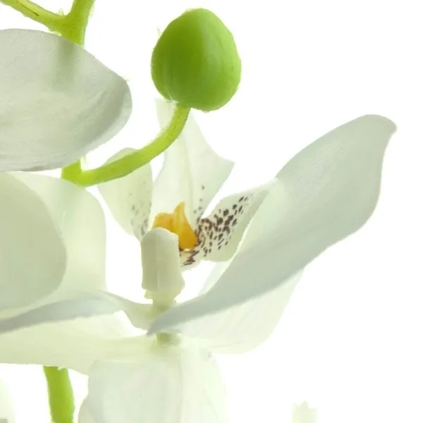GASPER Phalenopsis - Schmetterlingsorchidee Weiß 86 cm - Kunstblumen