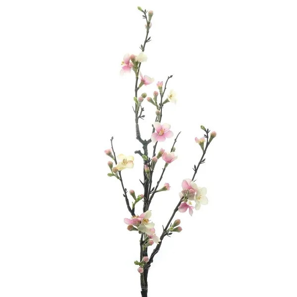GASPER Quittenzweig Rosa 86 cm - Kunstblumen