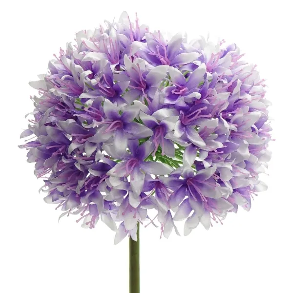GASPER Riesenzierlauch - Allium Lila & Weiß 86 cm - Kunstblumen GASPER Riesenzierlauch - Allium Lila & Weiß 86 cm - Kunstblumen