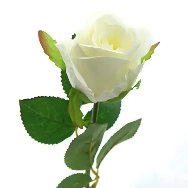 GASPER Rosenblüte Weiß 45 cm - Kunstblumen GASPER Rosenblüte Weiß 45 cm - Kunstblumen