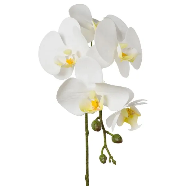 GASPER Schmetterlingsorchidee - Phalenopsis Weiß 45 cm - Kunstblumen