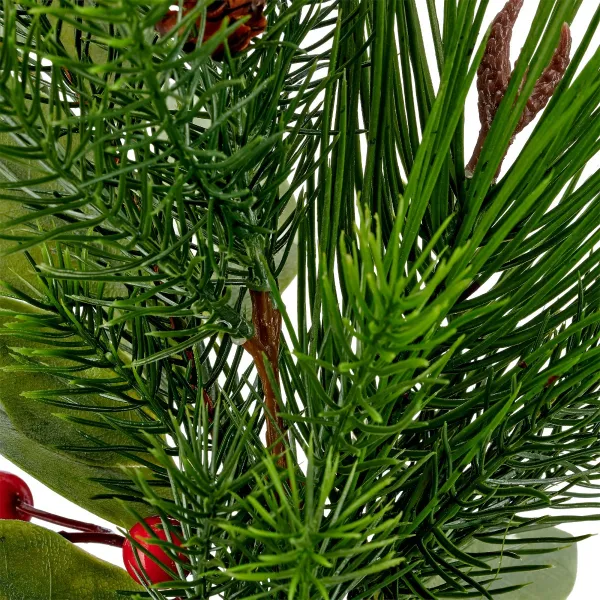 Gasper Tannenmixzweig mit Beeren 39 cm rot - Kunstpflanze