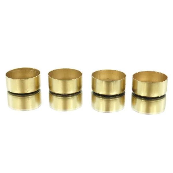 GASPER Teelichthalter Cups Goldfarben magnetisch Ø 4 cm 4er Pack - Metall