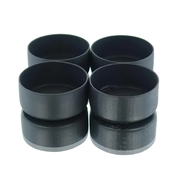 GASPER Teelichthalter Cups Schwarz magnetisch Ø 4 cm 4er Pack - Metall