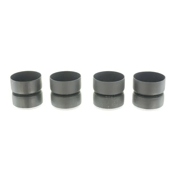 GASPER Teelichthalter Cups Schwarz magnetisch Ø 4 cm 4er Pack - Metall