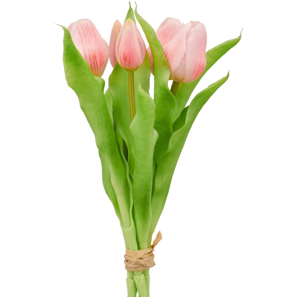 GASPER Tulpenbund Rosa 31 cm - Kunstblumen