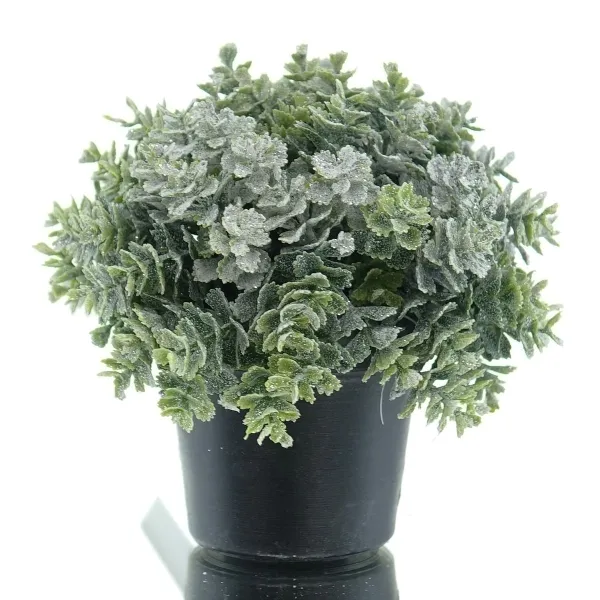 GASPER Weihnachtsdeko Eukalyptuskugel beschneit im Topf Ø 13 cm - Kunstpflanzen GASPER Weihnachtsdeko Eukalyptuskugel beschneit im Topf Ø 13 cm - Kunstpflanzen