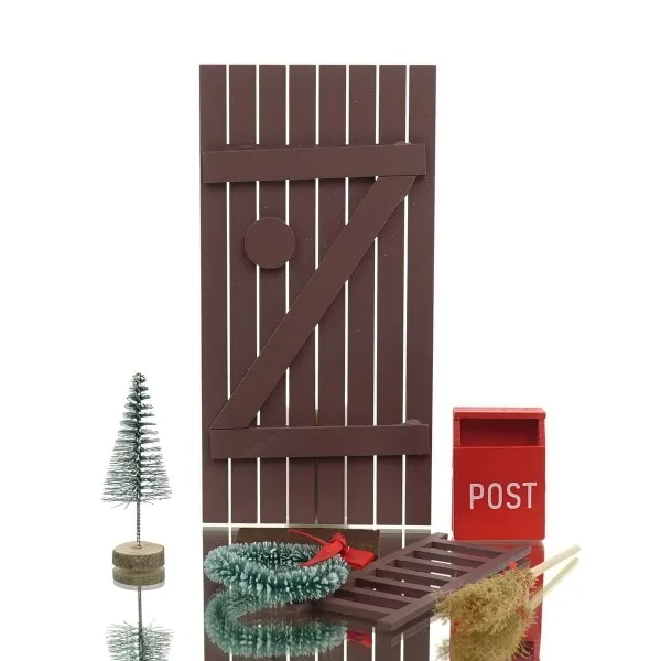 GASPER Weihnachtsdeko Wichtelset Braun 7 teilig - Holz & Kunststoff GASPER Weihnachtsdeko Wichtelset Braun 7 teilig - Holz & Kunststoff