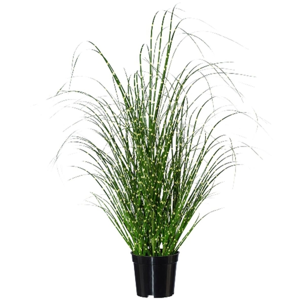GASPER Zebragras - Miscanthus im Topf 58 cm - Kunstblumen