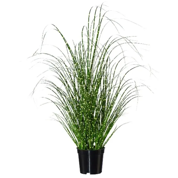 GASPER Zebragras - Miscanthus im Topf 58 cm - Kunstblumen GASPER Zebragras - Miscanthus im Topf 58 cm - Kunstblumen