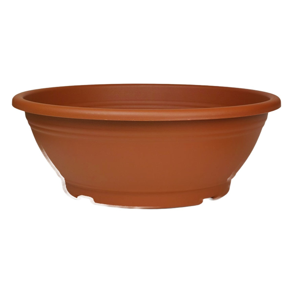 GEDA Blumenschale Ø 35 cm, Terracotta, Kunststoff
