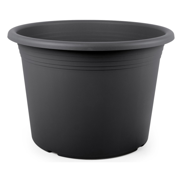 GEDA Pflanztopf Cilindro Anthrazit Ø 20 cm - Kunststoff