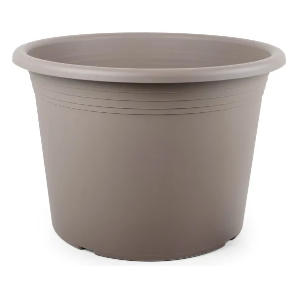 GEDA Pflanztopf Cilindro Taupe Ø 40 cm - Kunststoff