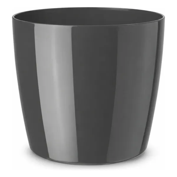 GEDA Übertopf Milano Anthrazit Ø 25 cm - Kunststoff