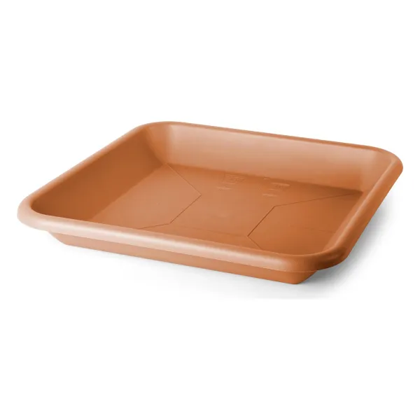 GEDA Untersetzer Quadrat Terracottafarben 49 x 49 cm - Kunststoff