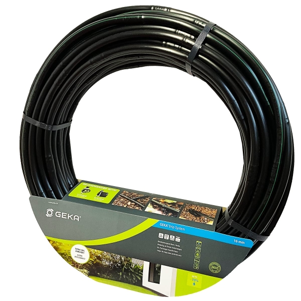 GEKA® Drip System 16 mm Set Bewässerung für Hecken & Beete - 50 Meter