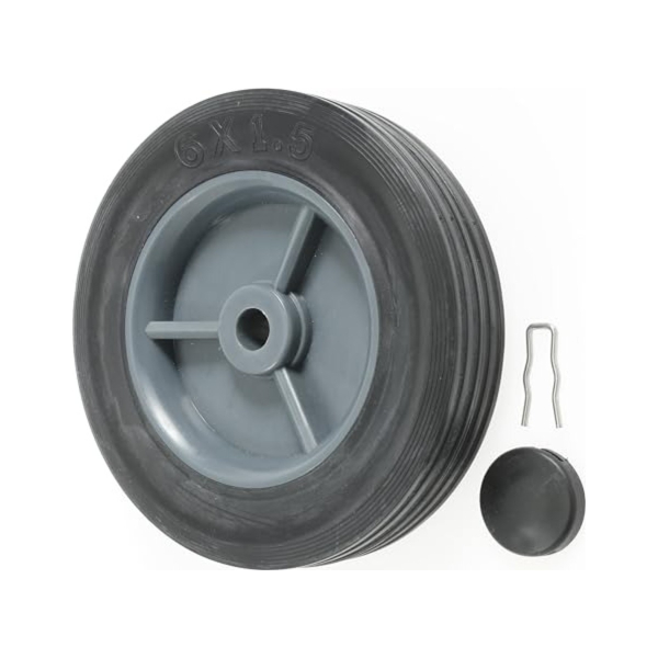 GEKA® Ersatzteile Rad 148x38 mit Radbefestigung für Schlauchwagen P25