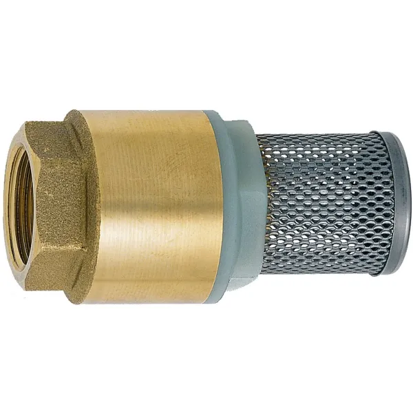 GEKA® Fußventil mit Edelstahlsaugkorb Innengewinde 1 Zoll Messing GEKA® Fußventil mit Edelstahlsaugkorb Innengewinde 1 Zoll Messing